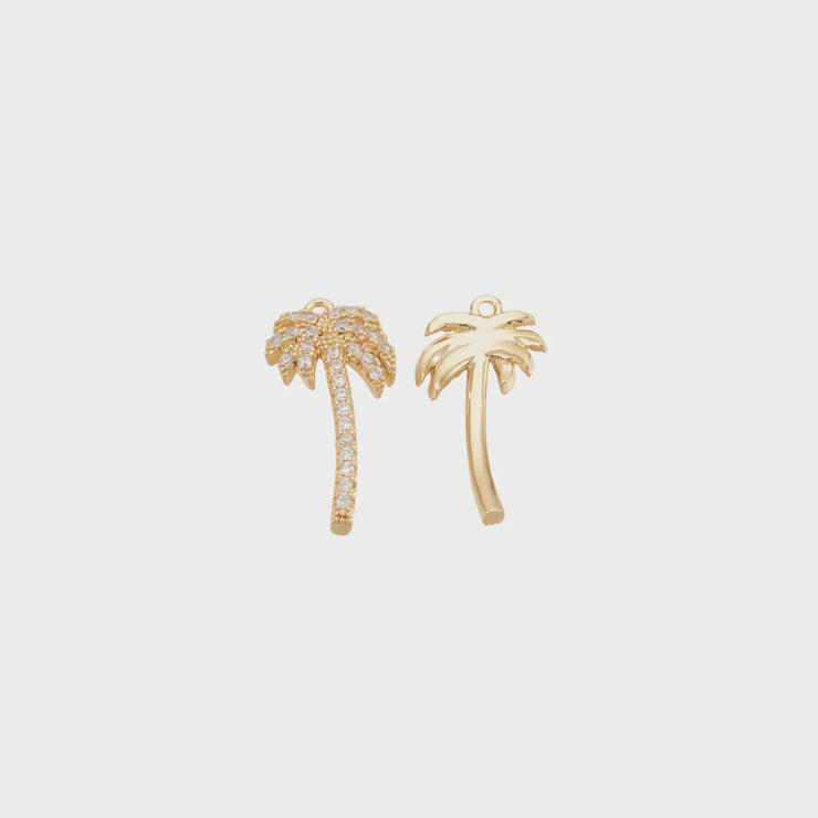 Crystal Palm Tree Charm