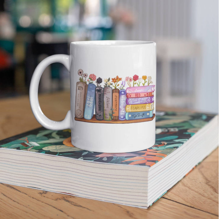 Swiftie Eras Tour Bookshelf Mug