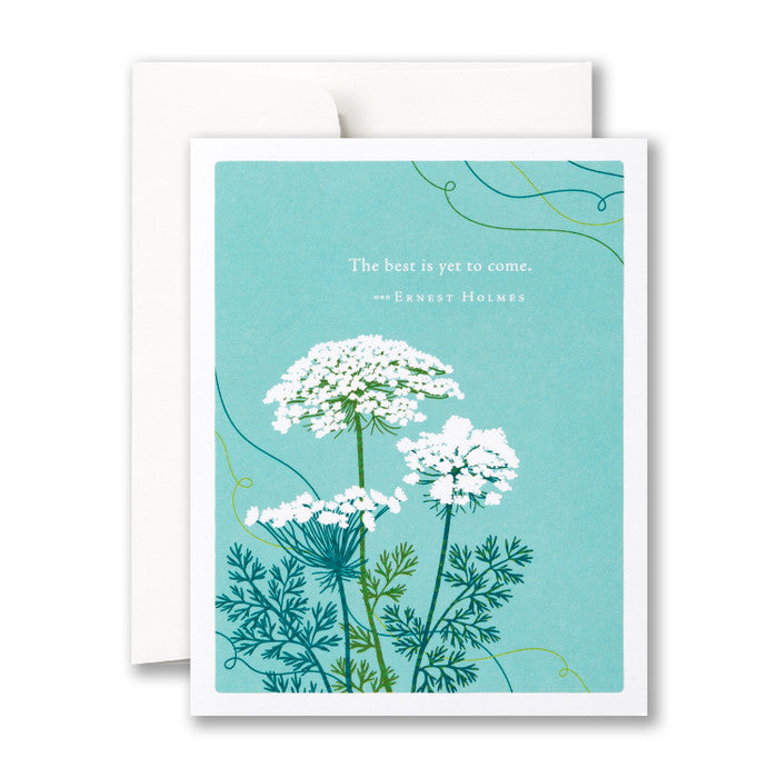 The Best Is Yet To Come Wedding Card