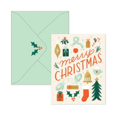 Merry Baubles Boxed Note Card Set