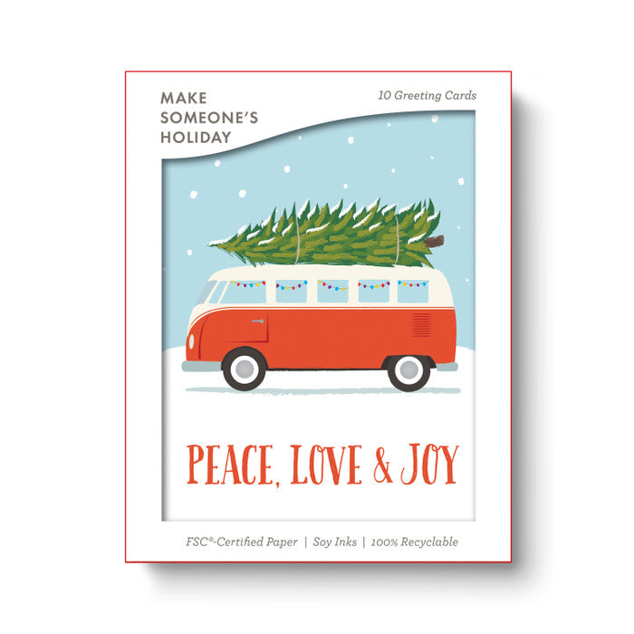 Festive Tree Boxed Note Card Set