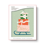 Gifting Sleigh Boxed Note Card Set