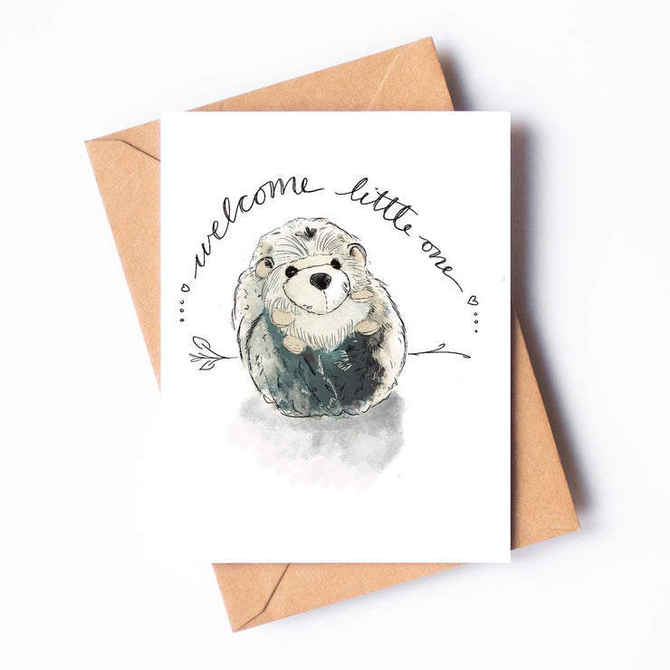 Welcome Little One Greeting Card