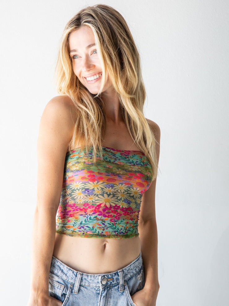 Natural Life Wildflower Border Boho Bandeau