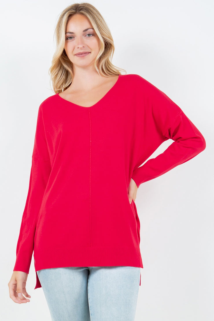 Perfect Sweater - Bright Red