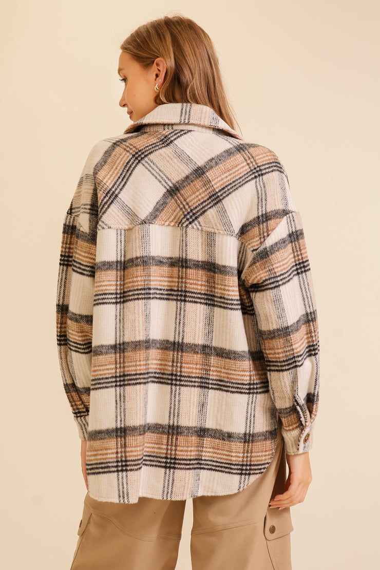 Snuggle-Up Plaid Shacket