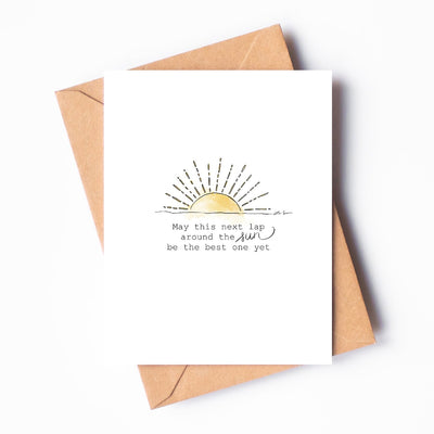 Birthday Sun Greeting Card