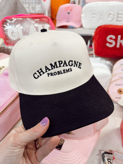 Champagne Problems Vintage Trucker Hat