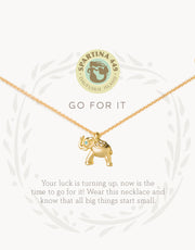 Go For It Elephant Necklace