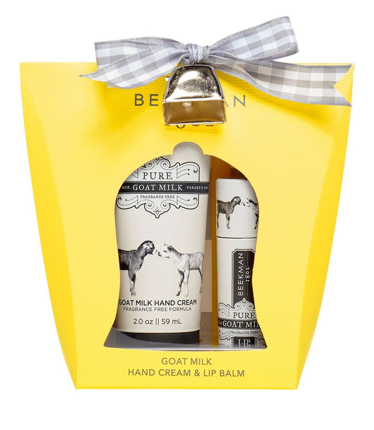 Beekman 1802 Pure Hand Cream & Lip Balm Set