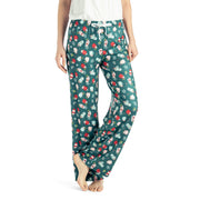 Cozy Holiday Lounge Pants - Cocoa & Latte