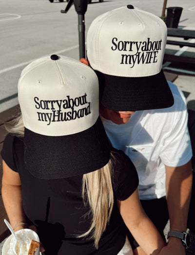 Sorry About My Wife Vintage Trucker Hat