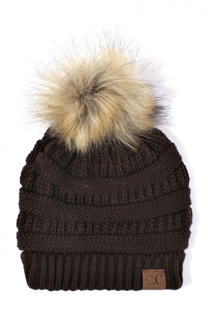 Cozy Pom Knit Beanie