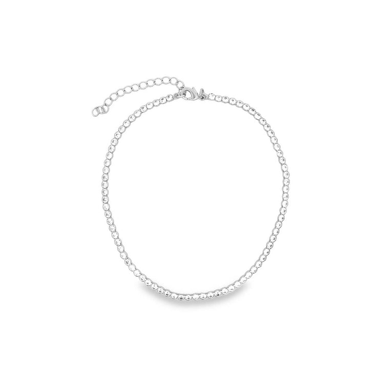 Round Stone Tennis Anklet