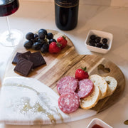 Resin Heart Shaped Charcuterie Board