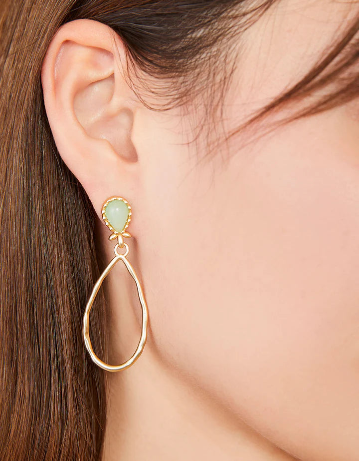 Spartina 449 Nara Teardrop Earrings Sea Foam