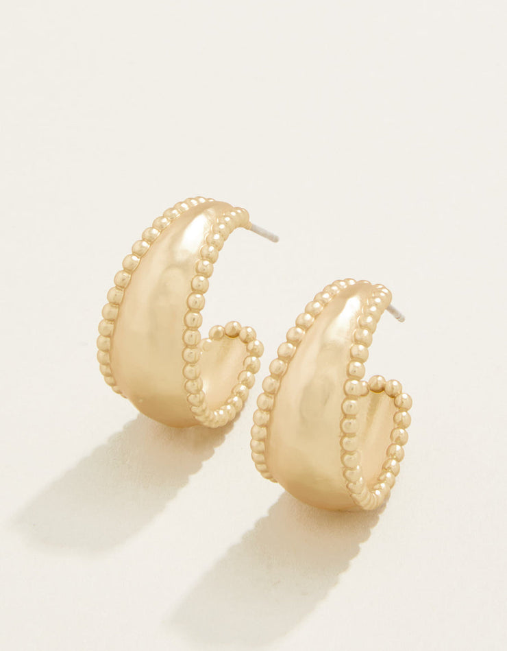 Spartina 449 Milly Gold Hoop Earrings