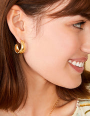 Spartina 449 Milly Gold Hoop Earrings