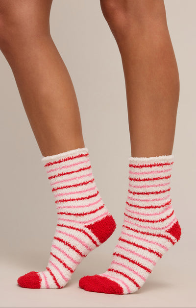 Plus Stripe Socks 2-Pack in Vanilla Ice