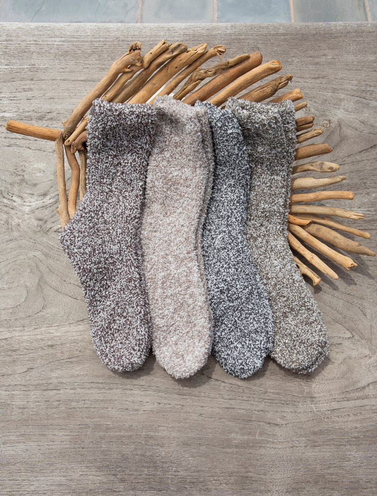 Barefoot Dreams Cozychic Heathered Men's Socks