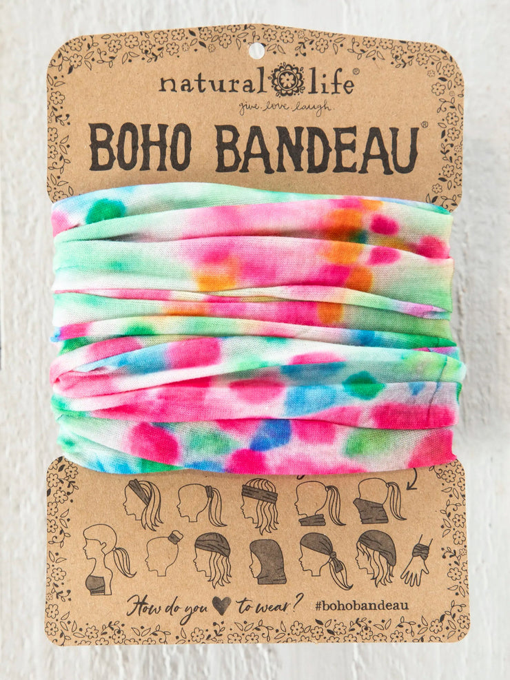 Natural Life Rainbow Tie-Dye Boho Bandeau