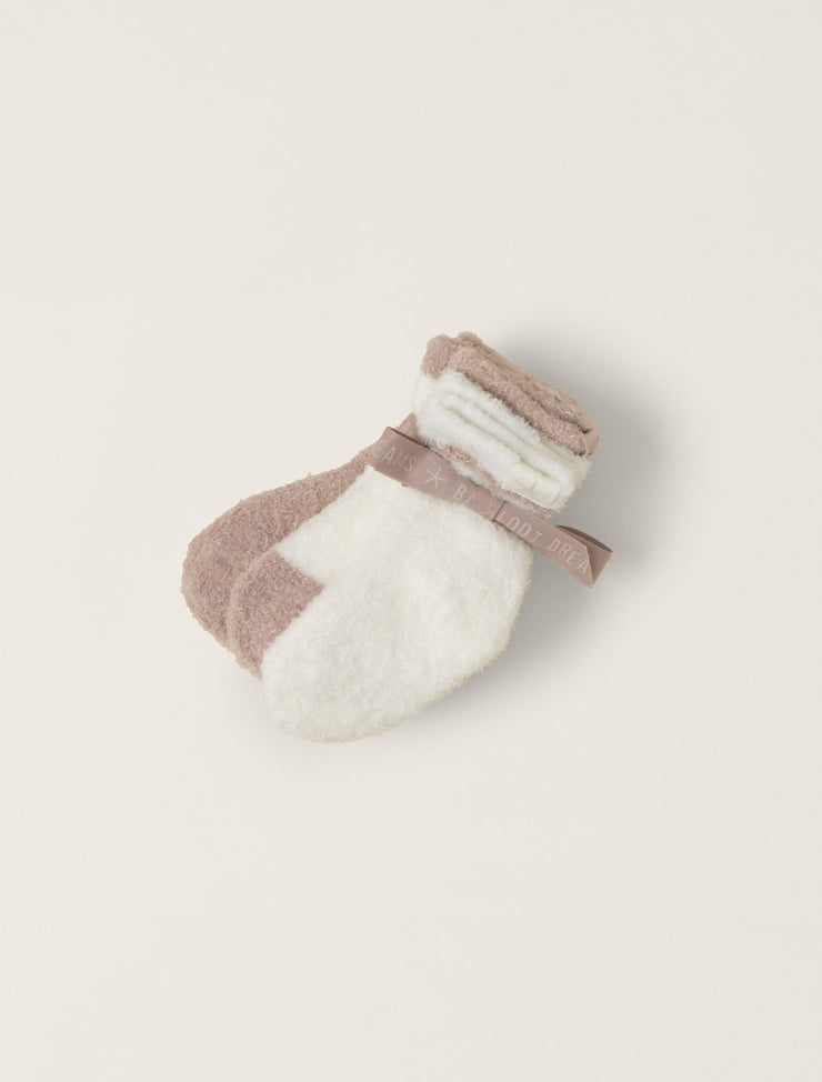 Barefoot Dreams CozyChic Lite Infant 3 Pack Sock Set