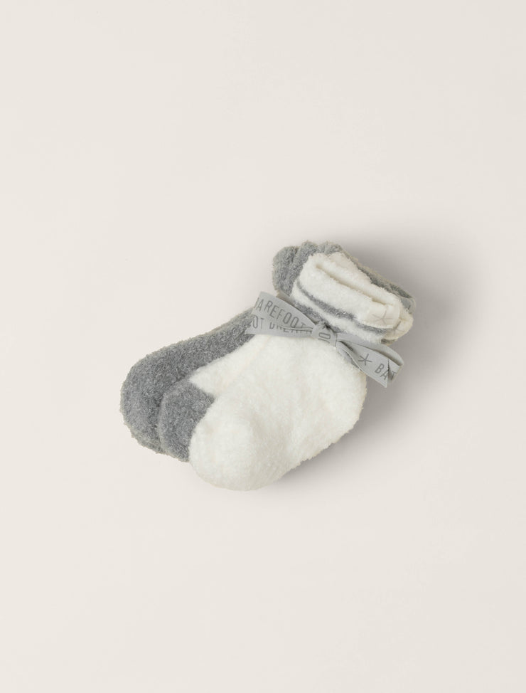 Barefoot Dreams CozyChic Lite Infant 3 Pack Sock Set