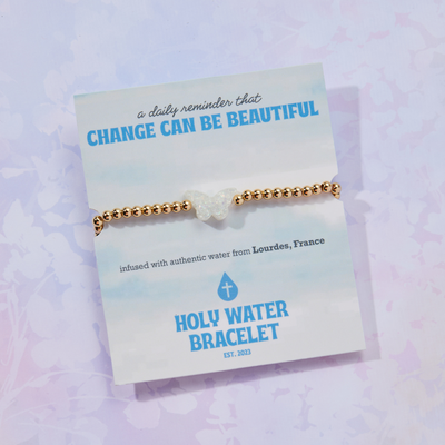 Holy Water Butterfly Bracelet