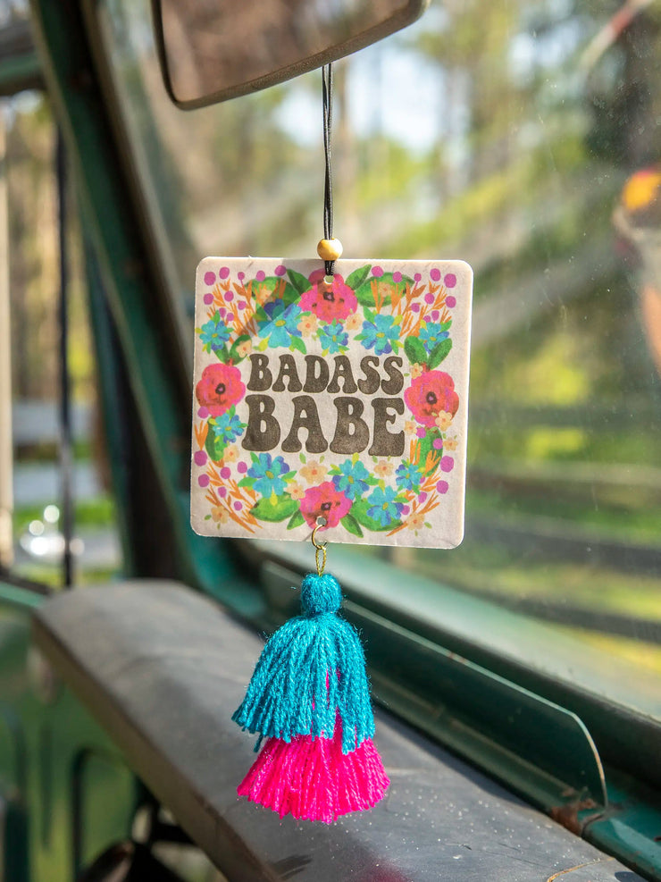 Car Air Freshener - Badass Babe