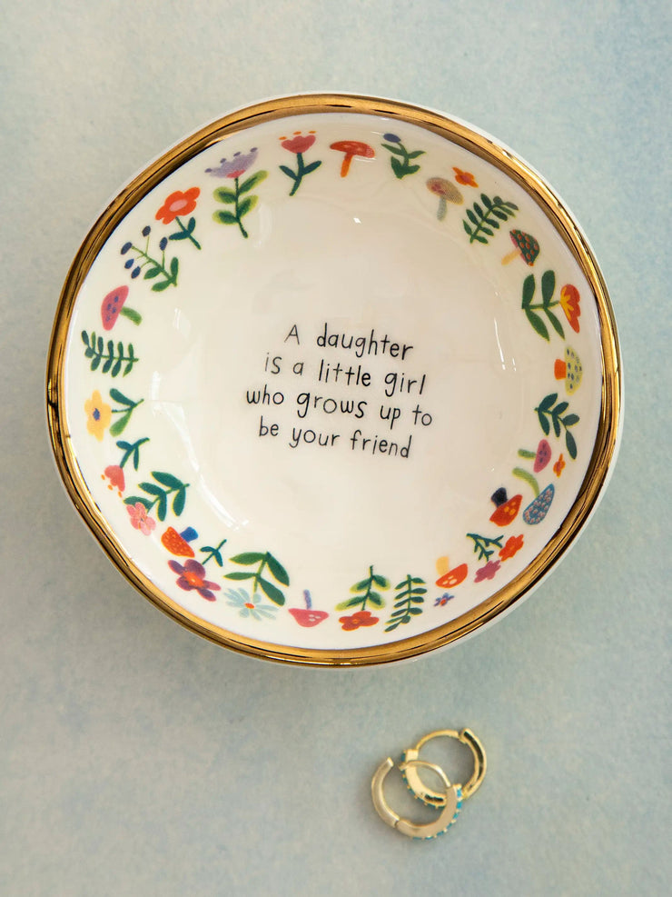 Ceramic Giving Trinket Bowl Daughter Friend