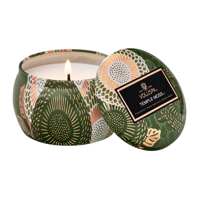 Voluspa Temple Moss Mini Tin Candle