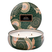 Voluspa Temple Moss 3 Wick Tin Candle