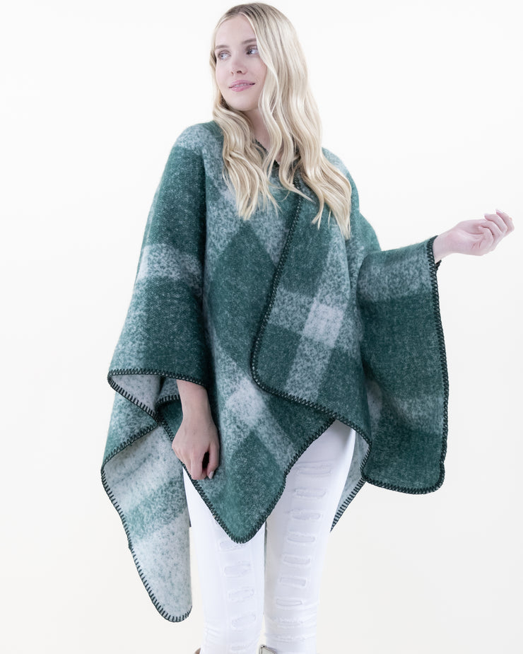 Cozy Check Plaid Ruana