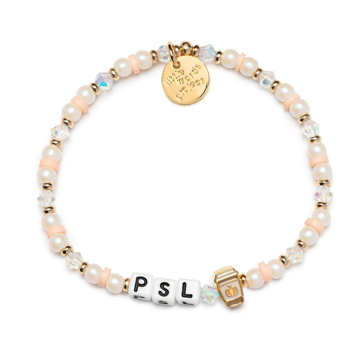 Little Words Project Pumpkin Spice Latte Bracelet