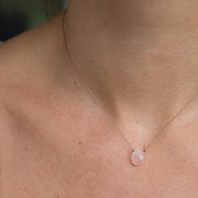 Soulku Rose Quartz Necklace for Love