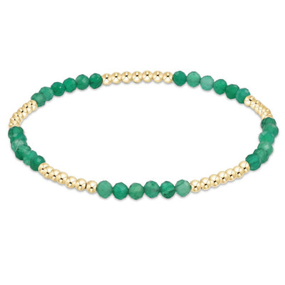 Enewton Blissful 2.5mm Bead Bracelet - Green Onyx