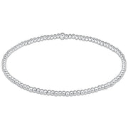 Enewton Classic Sterling Silver 2mm Bead  Bracelet