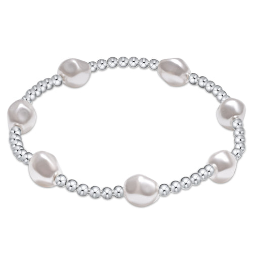 Enewton Admire Sterling 3mm Bead Bracelet - Pearl