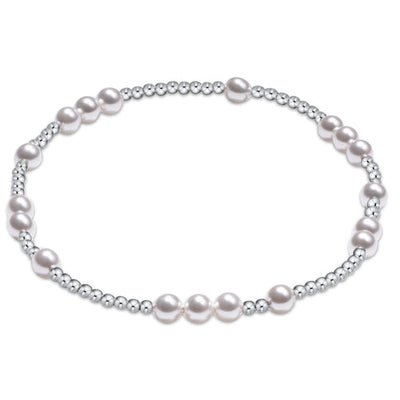 Enewton Hope Unwritten Sterling 4mm Bead Bracelet - Pearl