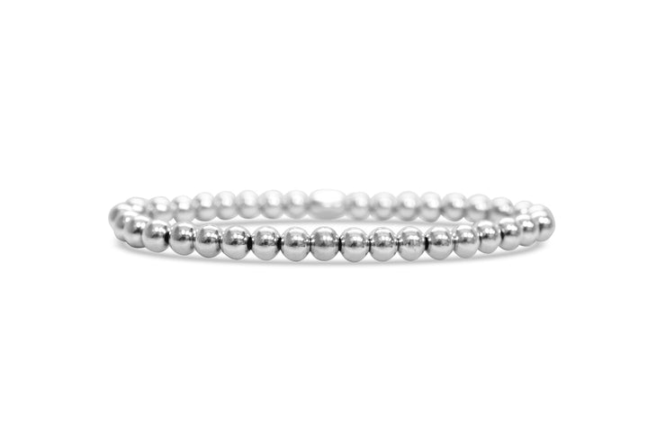 Isla Waterproof Silver 24/7 Stretch 6mm Bracelet