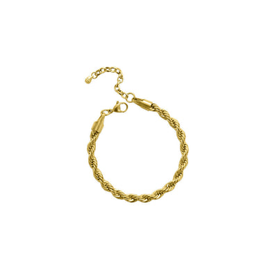 Isla Waterproof Totally Twisted Gold Bracelet