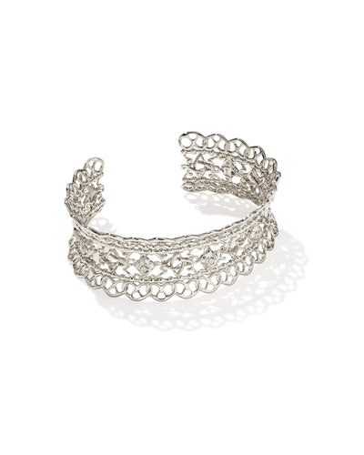Kendra Scott Krista Lace Cuff Bracelet in Silver