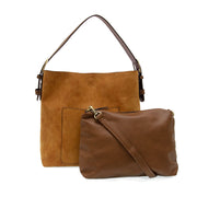 Vegan Suede Northeast Hobo Bag