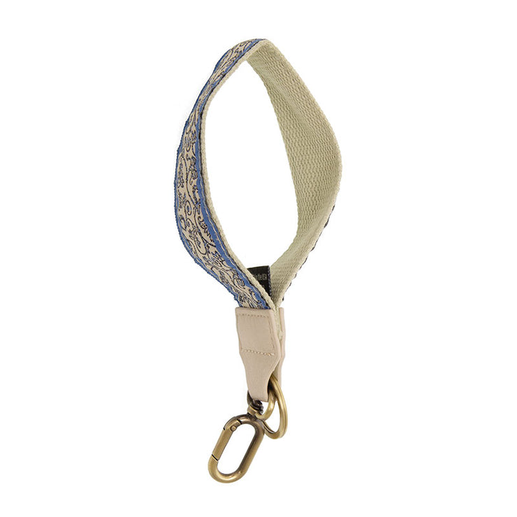 Easy Find Keychain - Blue Toile