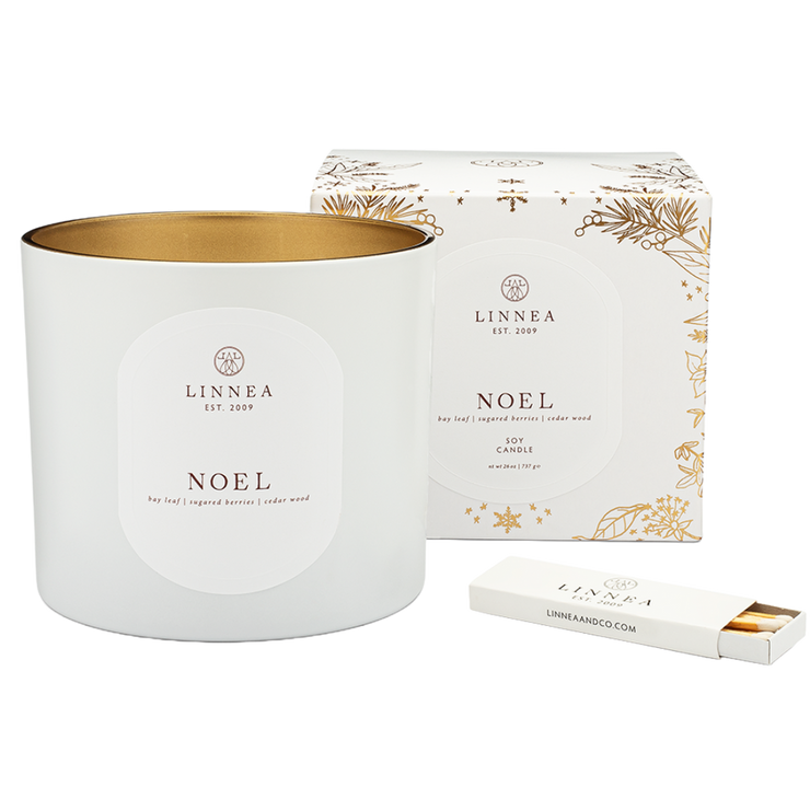 Linnea Noel Three Wick Candle