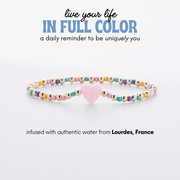 Holy Water Ombre Heart Bracelet