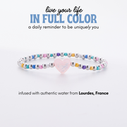 Holy Water Ombre Heart Bracelet