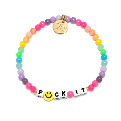 Little Words Project Neon Waves F*ck It Bracelet