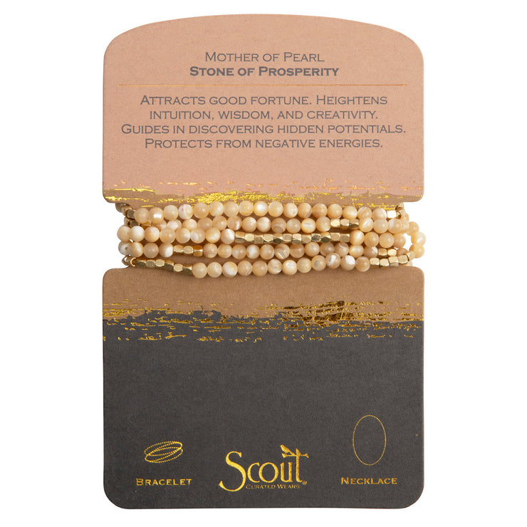 Scout Curated Wears Stone Wrap - Mother of Pearl