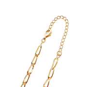 Jackie Tides Gold Filled Everyday Oval Paperclip Necklace